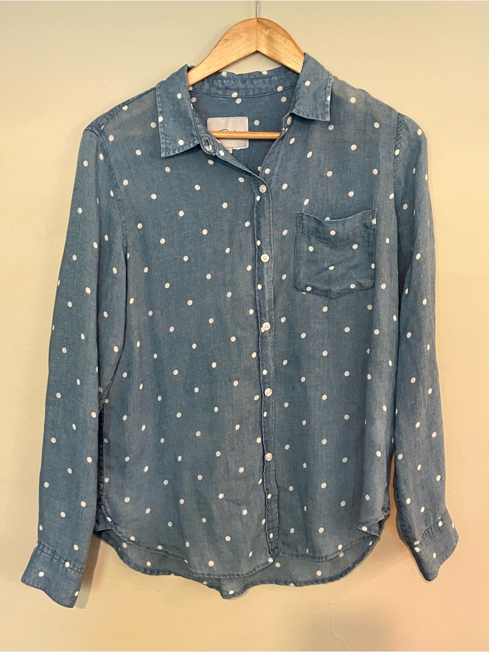 Rails Polka Dot Long Sleeve Button Up Shirt